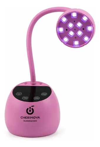 Lámpara Uv/led Flor De Loto Digital 27w Uñas Soft Gel Pres Rosa - Imagen 3