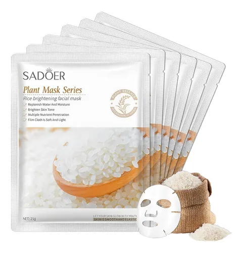 X12 Mascarilla Facial Nutritiva Anti Mancha A Base De Arroz Todo Tipo De Piel