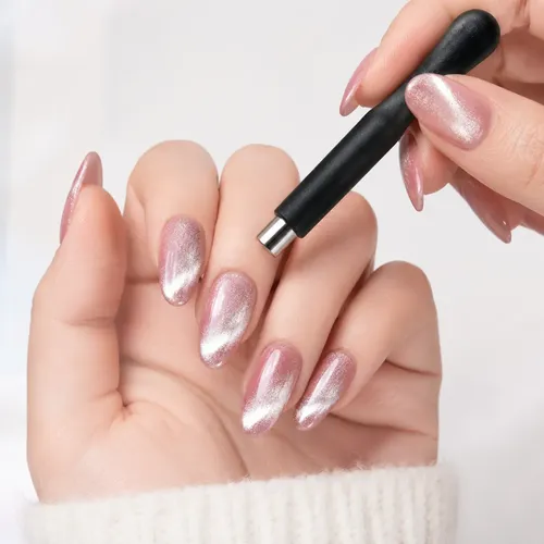 Imán Para Uñas Cat Eye Ojo De Gato 2 Piezas Efecto Magnético - Imagen 5
