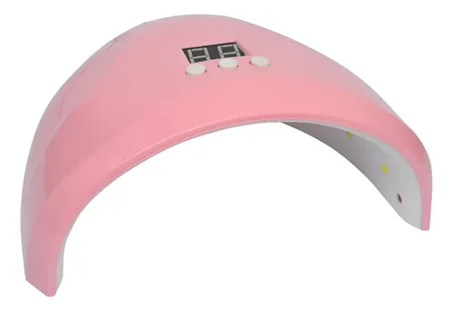 Lampara Led Mini Para Manicure 36 Watts Usb Blanco Y Rosa
