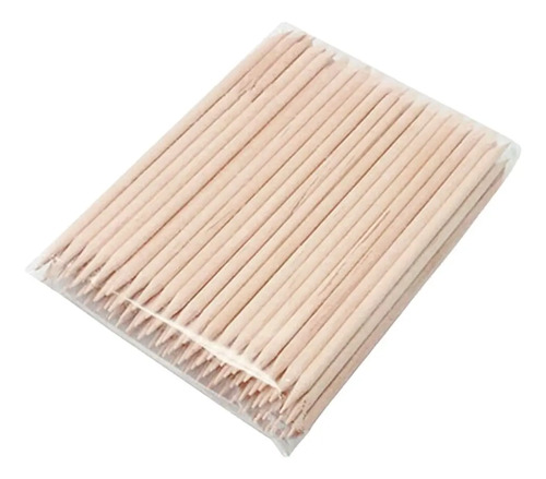 Palitos De Naranjo Para Manicure Cejas 100 Unidades Belleza - Imagen 2