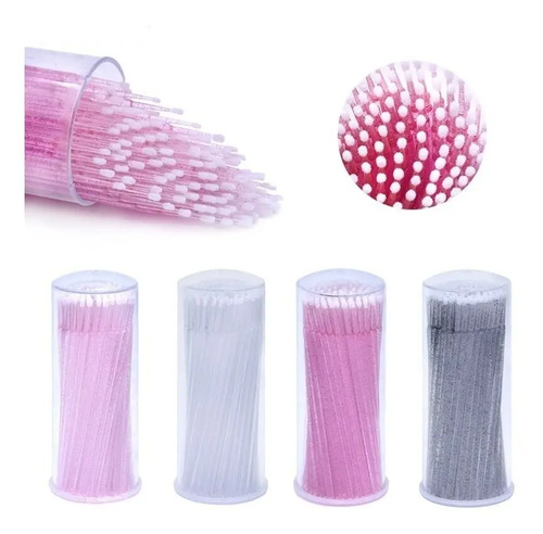 Microbrush O Microaplicadores Glitter Para Pestañas O Cejas Surtido