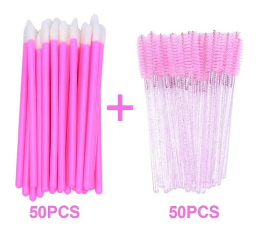 Cepillo Para Pestañas O Cejas 50 Unid + Lip Brush 50 Unid - Imagen 6