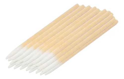 Palito De Algodón Para Limpiar  Borde De Cejas Labios Uñas Blanco