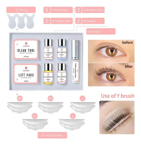 Lifting Permanente De Pestañas Lash Lift Transparente - Imagen 7