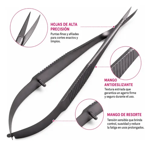 Tijera De Alta Precisión Para Cutículas Manicura Rusa - Imagen 8