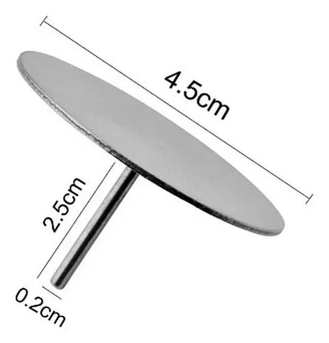 Fresa O Vastago Para Pedicure Podologia 45mm Torno - Imagen 2