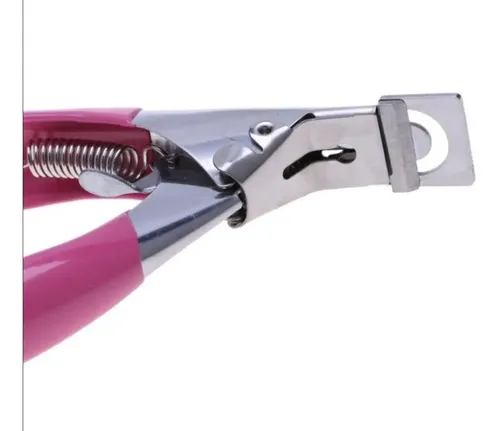 Cortatips O Guillotina Para Uñas Rosa - Imagen 2