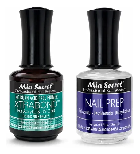 Xtrabond 15 Ml Y Nail Prep De 15 Ml Mía Secret