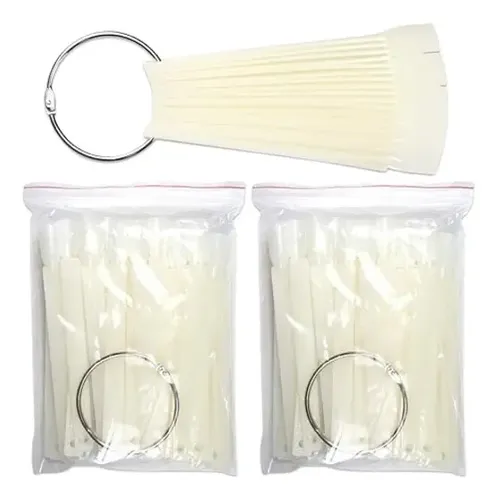 Muestrario Abanico De 50 Uñetas Para Practicar Manicure - Imagen 3