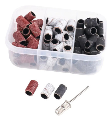 Limas O Bandas Repuestos Para Torno #80 #120 #180 Manicure - Imagen 4