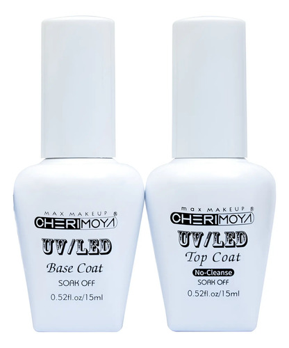 Base Coat + Top Coat Cherimoya 15ml Transparente