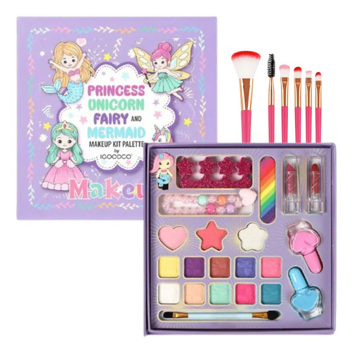 Juego De Maquillaje Para Niñas Maleta + Accesorios