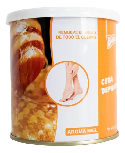 Cera Miel Depilatoria Fria Profesional 250 Gr Miel Bubbaluu