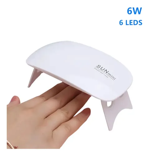 Lampara Led 6 Watts Usb Secado Esmalte Permanete Gel Polygel Rosa Chicle - Imagen 3