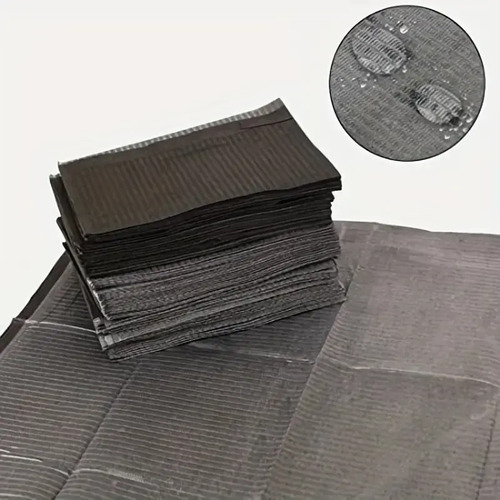Campos De Trabajo Negro Desechable 125 Unidades Manicure - Imagen 4