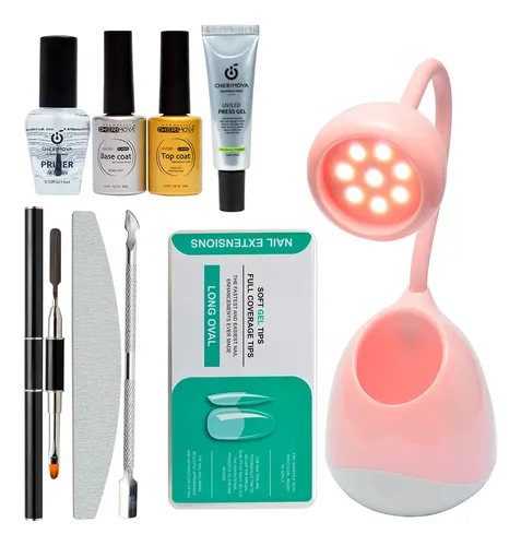 Kit Soft Gel Solido Completo Cherimoya + Lampara Inalambrica - Imagen 2