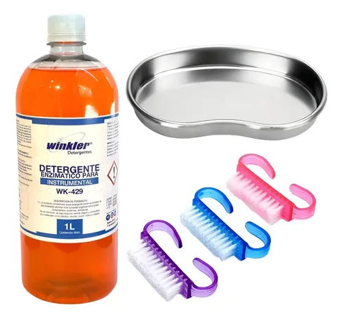 Bandeja Esterilizadora + Detergente Enzimatico + Escobilla