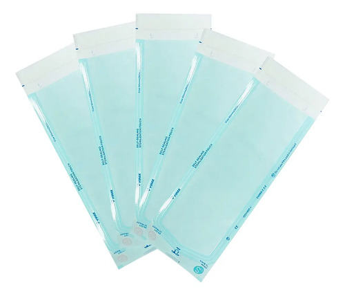 Bolsas De Esterilización 90x 260mm Para Manicure 100 Unid