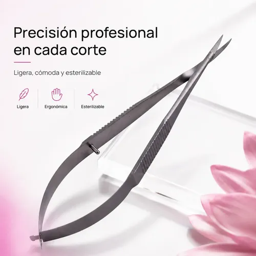 Tijera De Alta Precisión Para Cutículas Manicura Rusa - Imagen 4