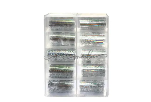Kit De Papel Foil Decorativo Para Uñas 01 - Imagen 7