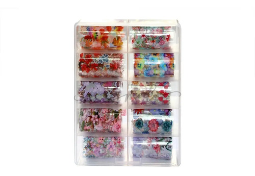 Kit De Papel Foil Decorativo Para Uñas 01 - Imagen 9