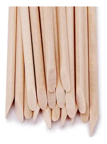 Palitos De Naranjo Para Manicure Cejas 100 Unidades Belleza - Imagen 5