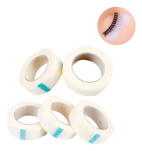 Cinta Micropore De Papel Para Extensiones De Pestañas Pack 5 Blanco